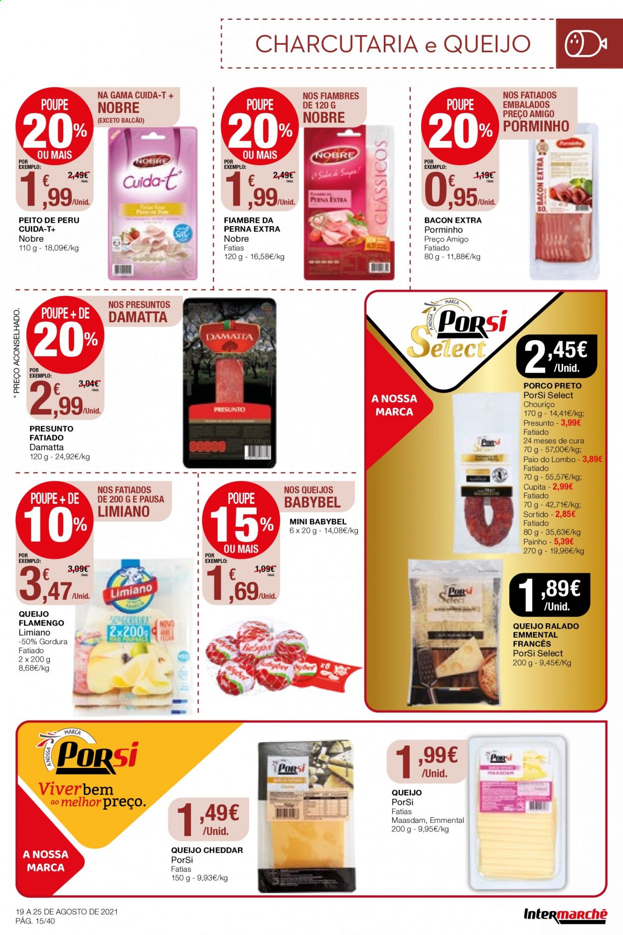 Folheto Intermarché - 19.8.2021 - 25.8.2021. Página 15