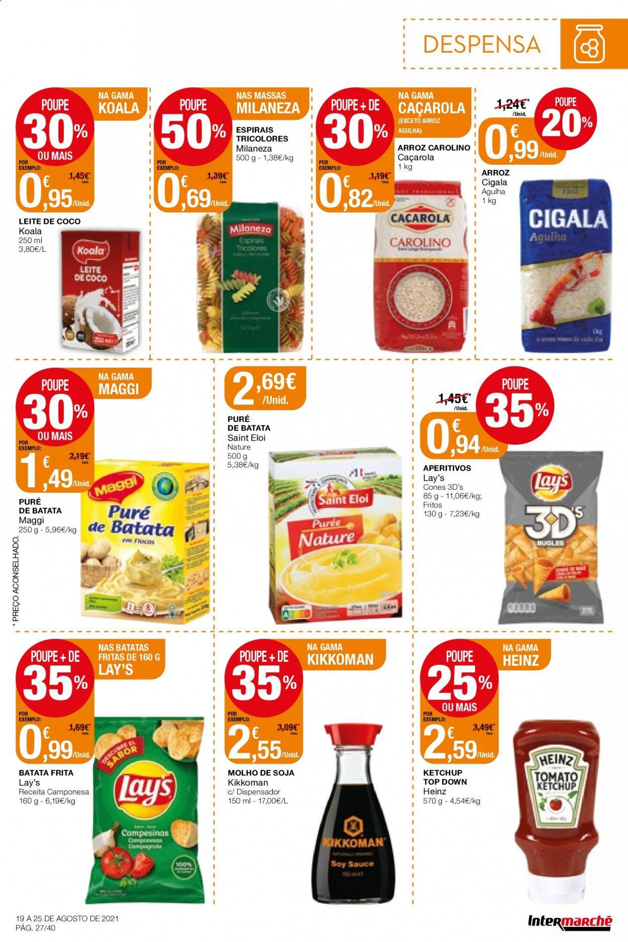 Folheto Intermarché - 19.8.2021 - 25.8.2021. Página 27