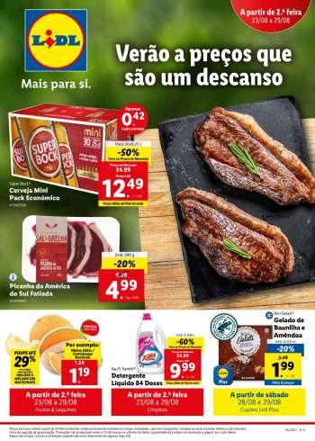 Folheto Lidl - 23.8.2021 - 29.8.2021.