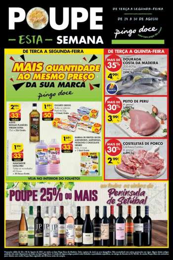 Folheto Pingo Doce - 24.8.2021 - 30.8.2021.