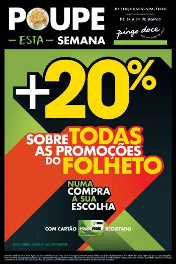 Folheto Pingo Doce - 24.8.2021 - 30.8.2021.