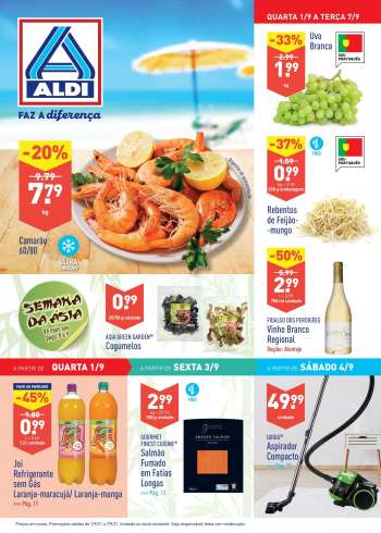Folheto Aldi - 1.9.2021 - 7.9.2021.