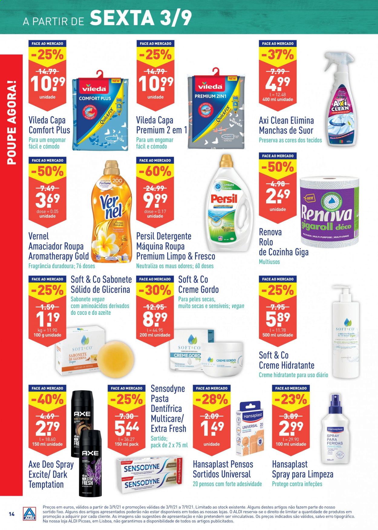 Folheto Aldi - 1.9.2021 - 7.9.2021. Página 14