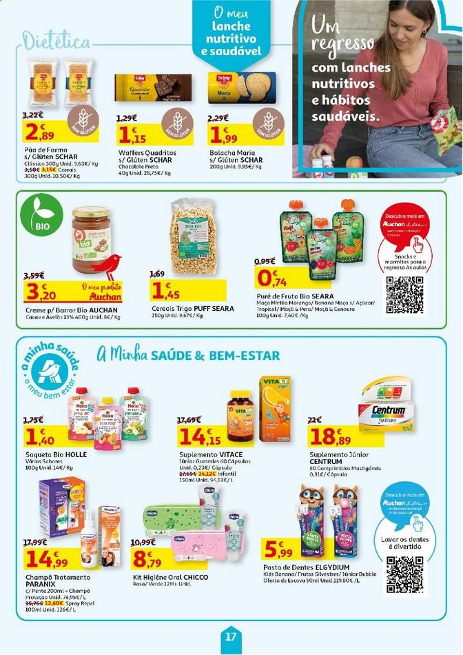 Folheto Auchan - 25.8.2021 - 7.9.2021. Página 17