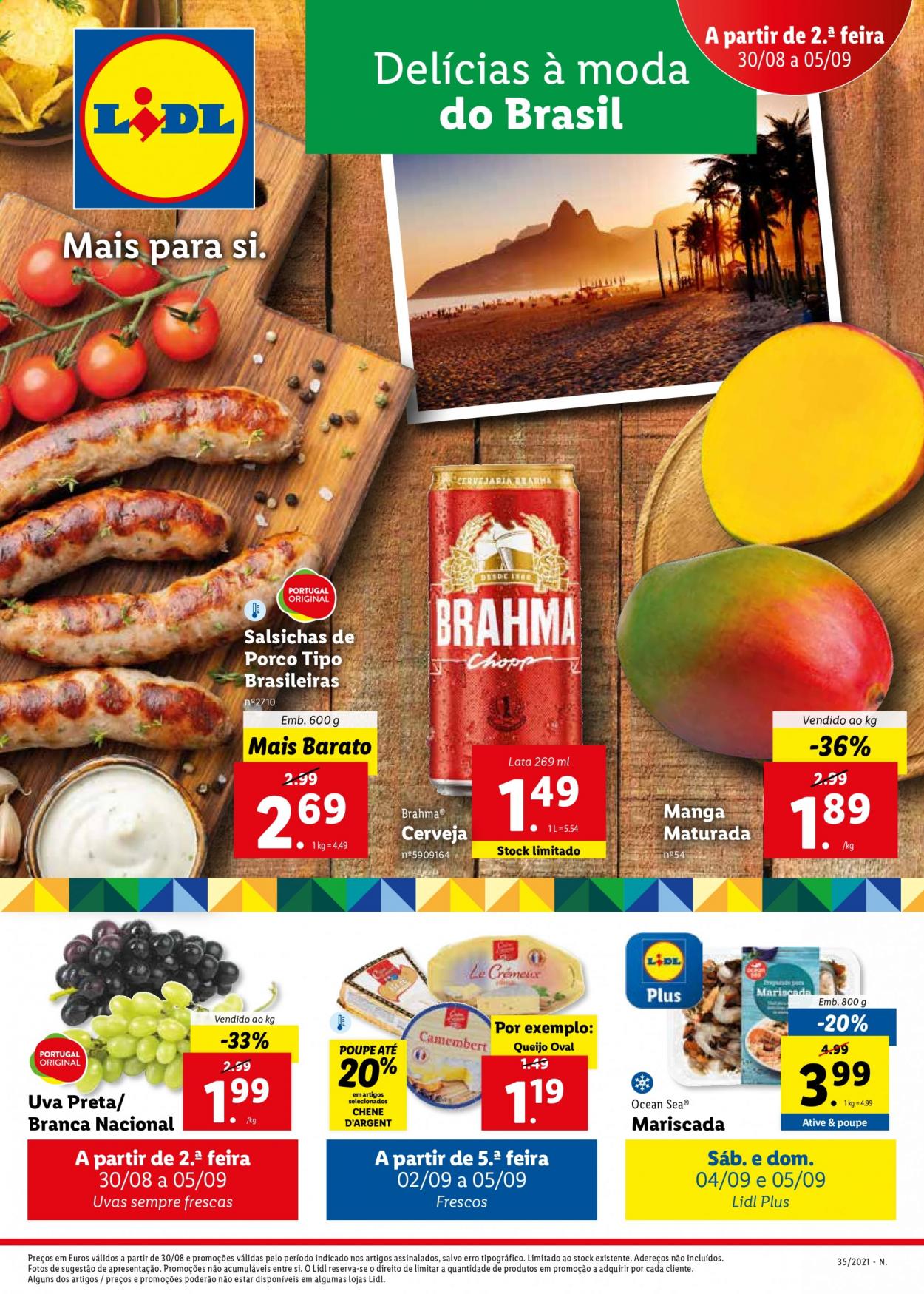 Folheto Lidl - 30.8.2021 - 5.9.2021. Página 1
