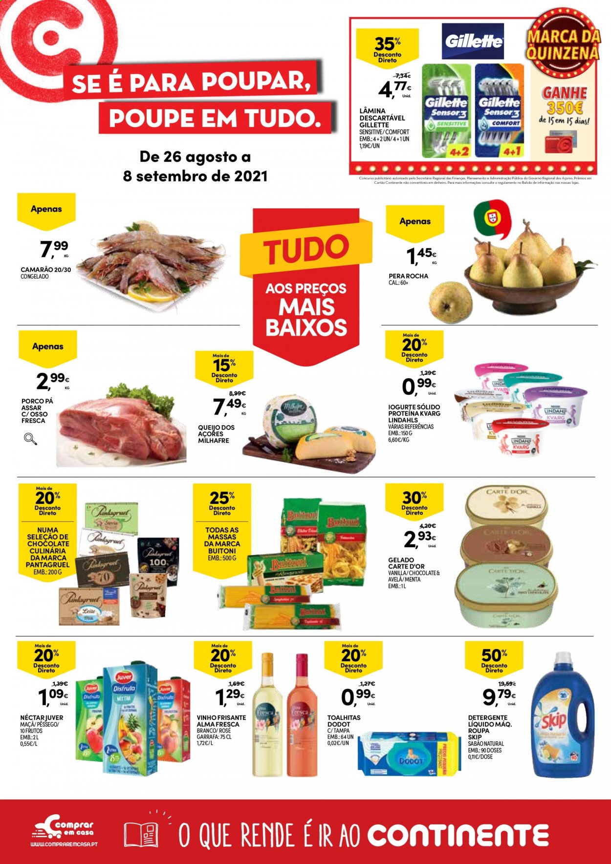 Folheto Continente Modelo - 26.8.2021 - 8.9.2021. Página 1