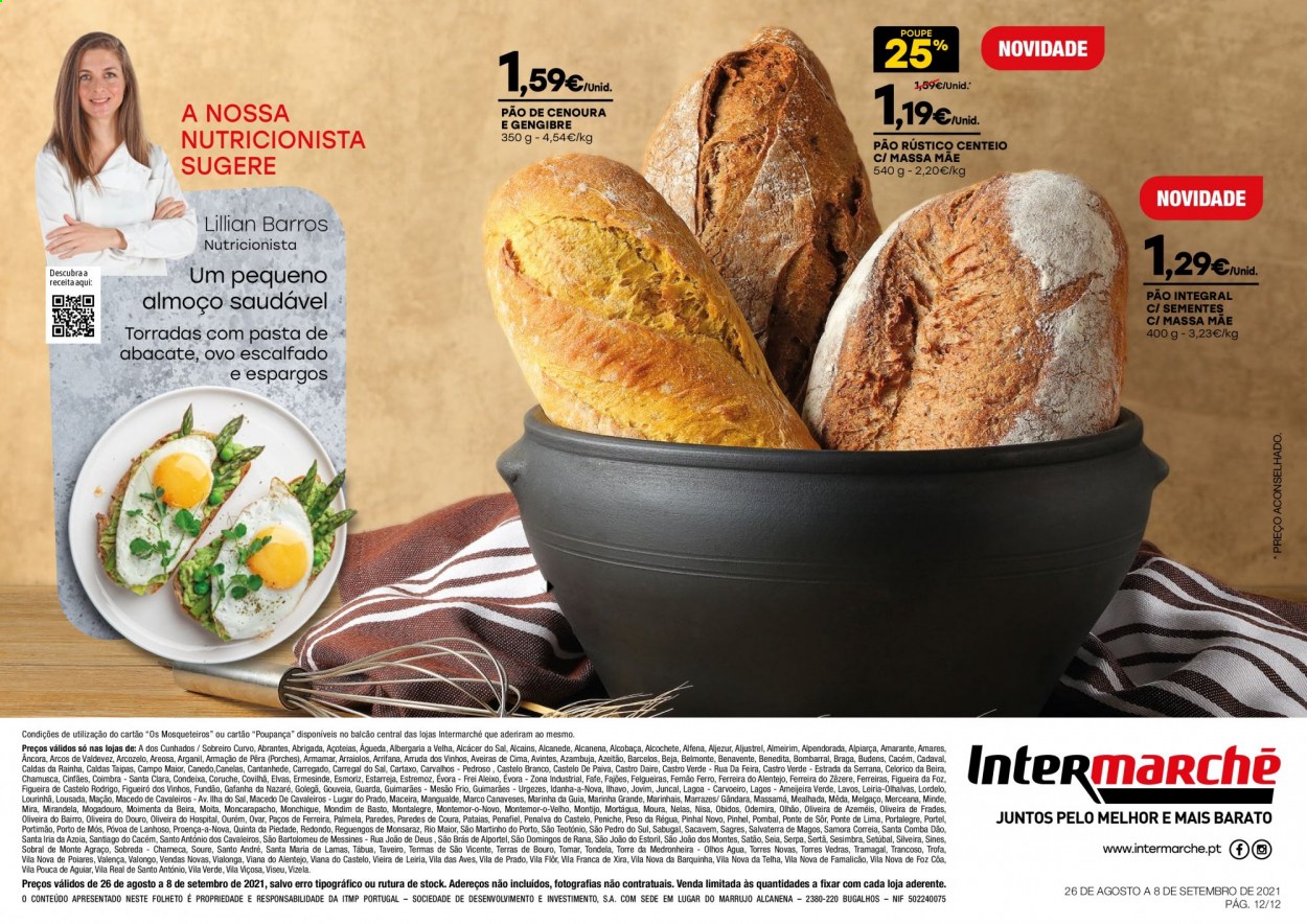 Folheto Intermarché - 26.8.2021 - 8.9.2021. Página 12