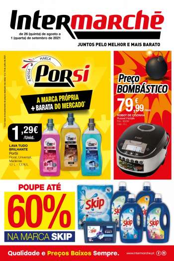 Folheto Intermarché - 26.8.2021 - 1.9.2021.