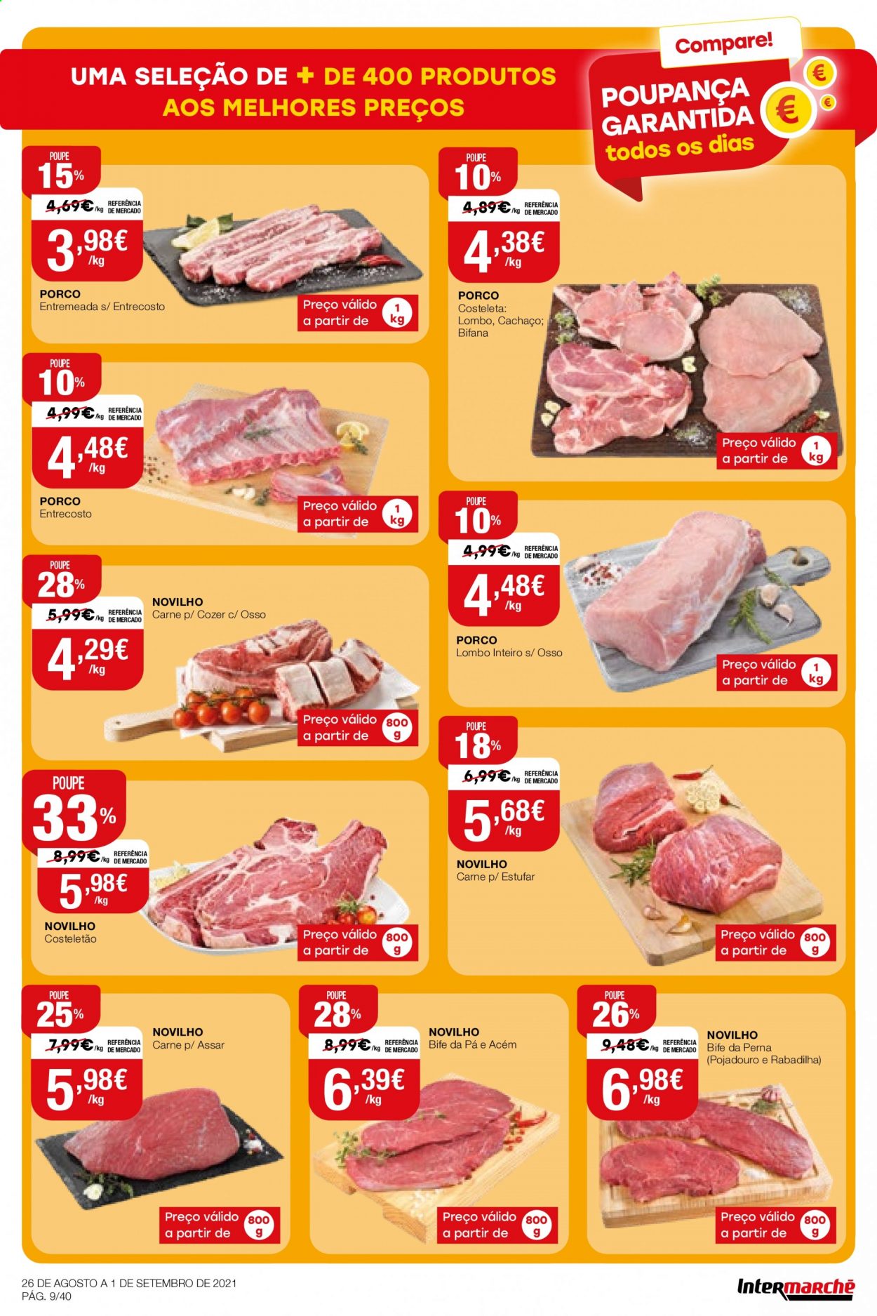 Folheto Intermarché - 26.8.2021 - 1.9.2021. Página 9