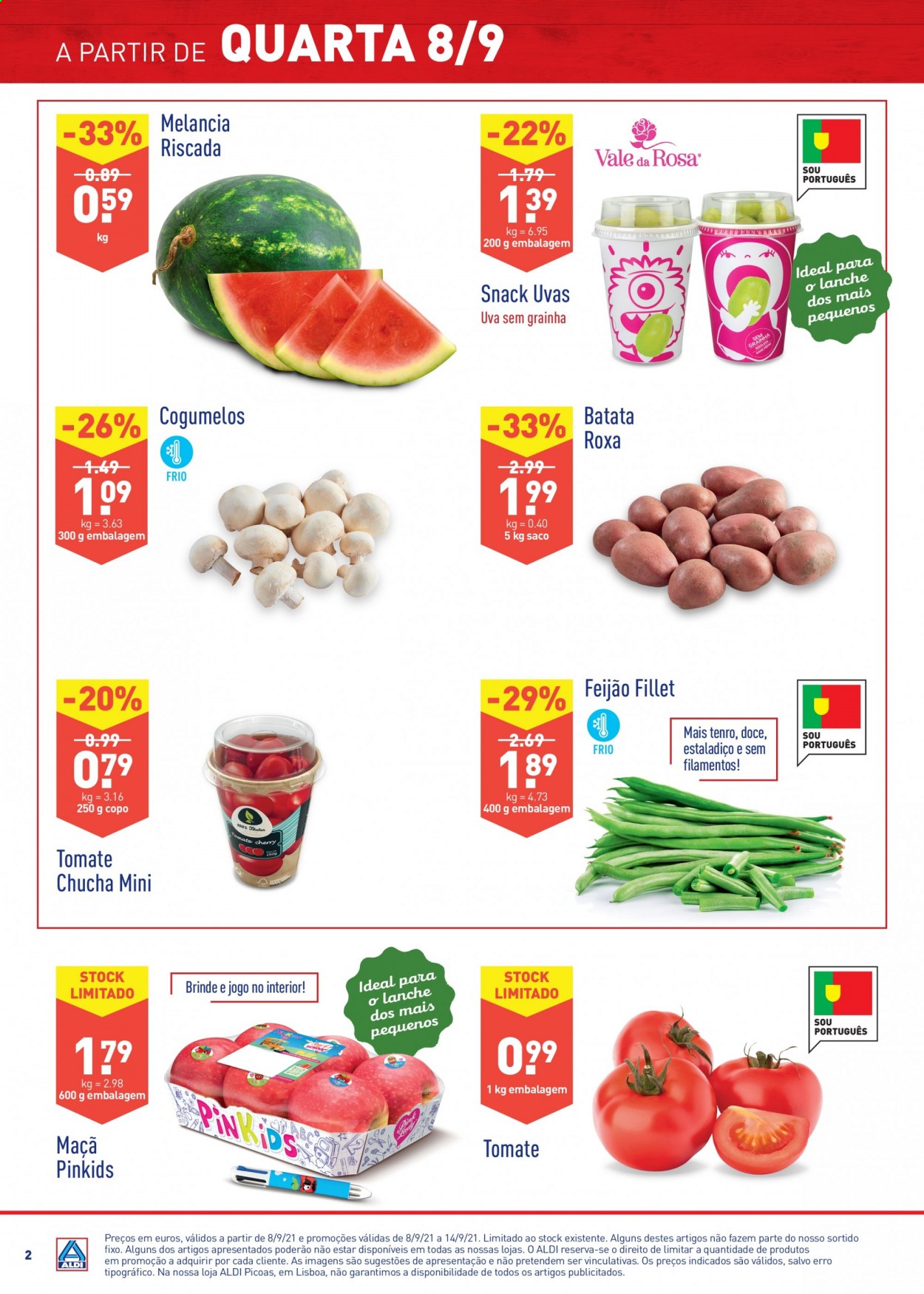 Folheto Aldi - 8.9.2021 - 14.9.2021. Página 2