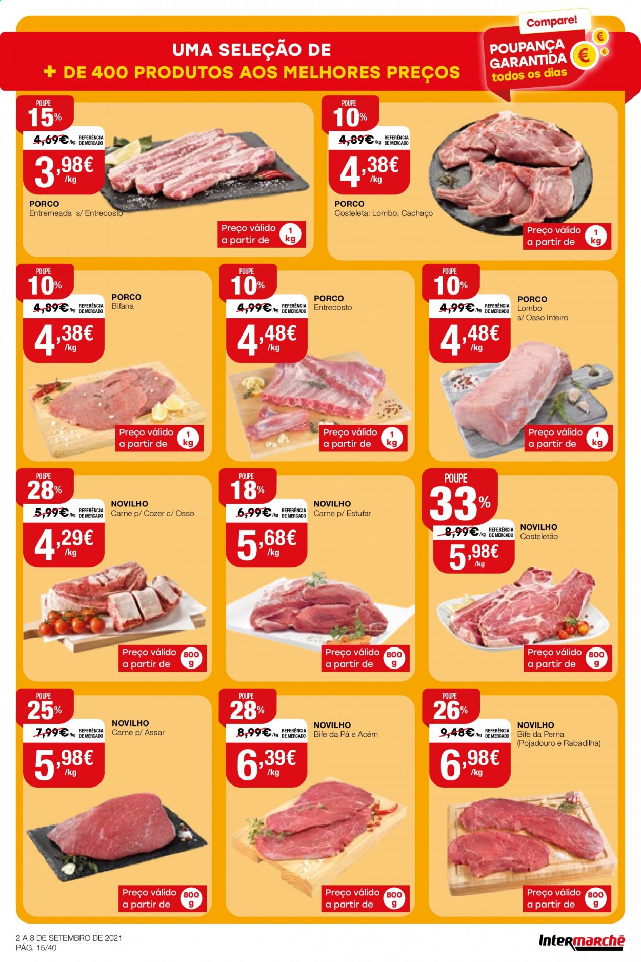 Folheto Intermarché - 2.9.2021 - 8.9.2021. Página 15