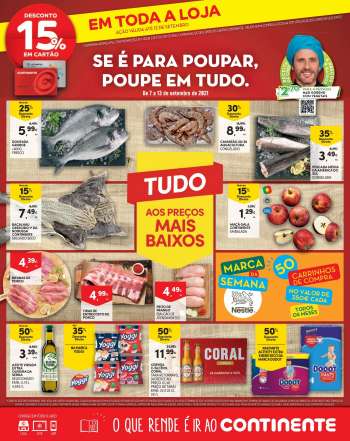 Folheto Continente Modelo - 7.9.2021 - 13.9.2021.