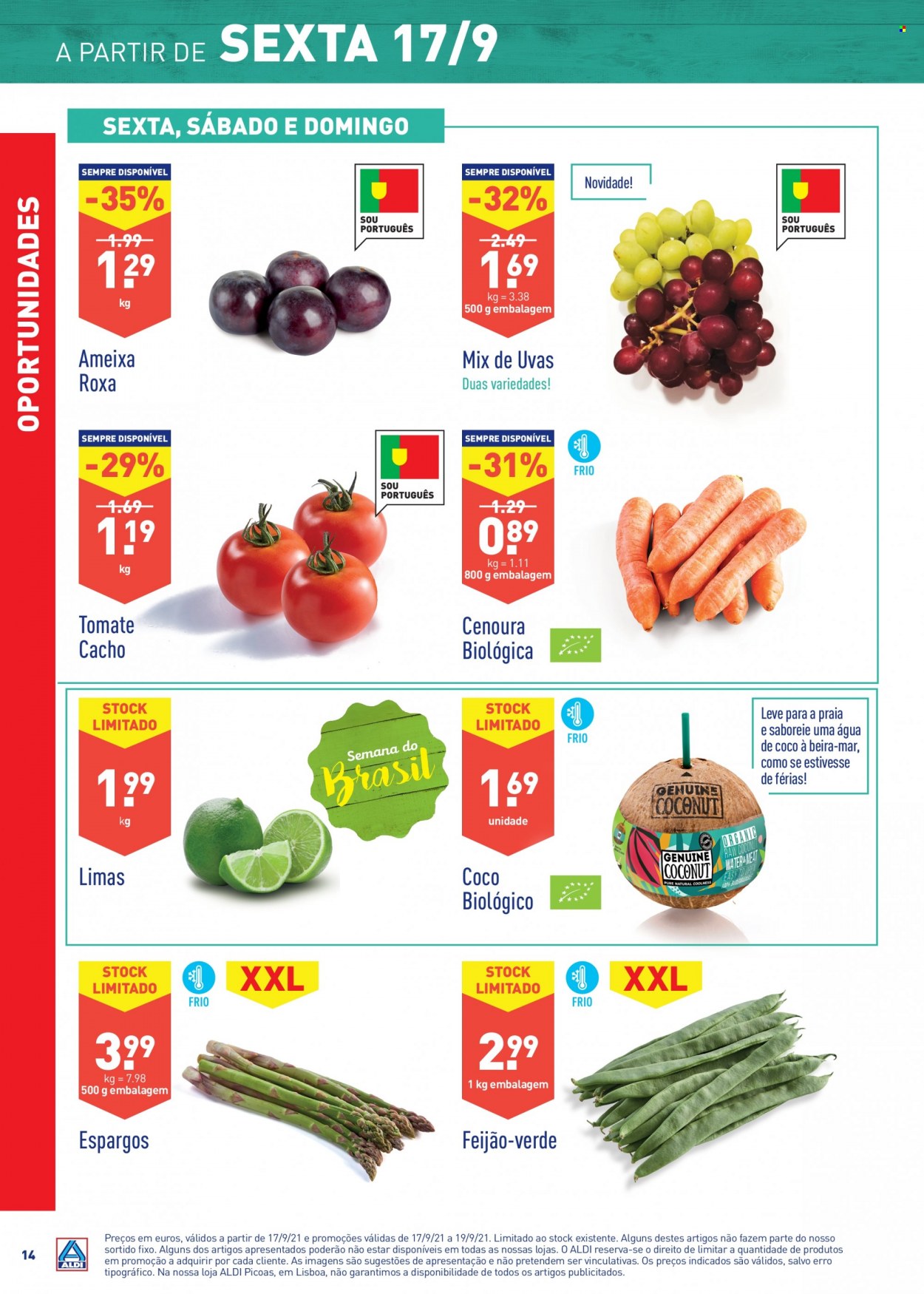 Folheto Aldi - 15.9.2021 - 21.9.2021. Página 14