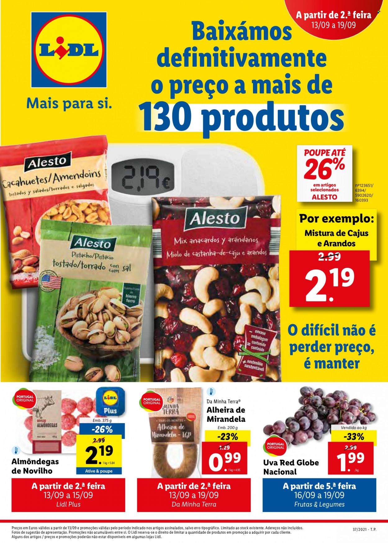 Folheto Lidl - 13.9.2021 - 19.9.2021. Página 1
