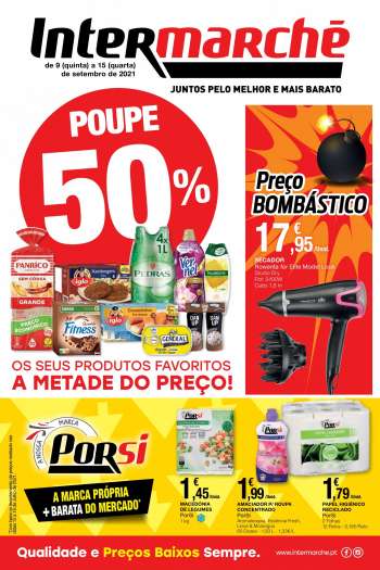 Folheto Intermarché - 9.9.2021 - 15.9.2021.
