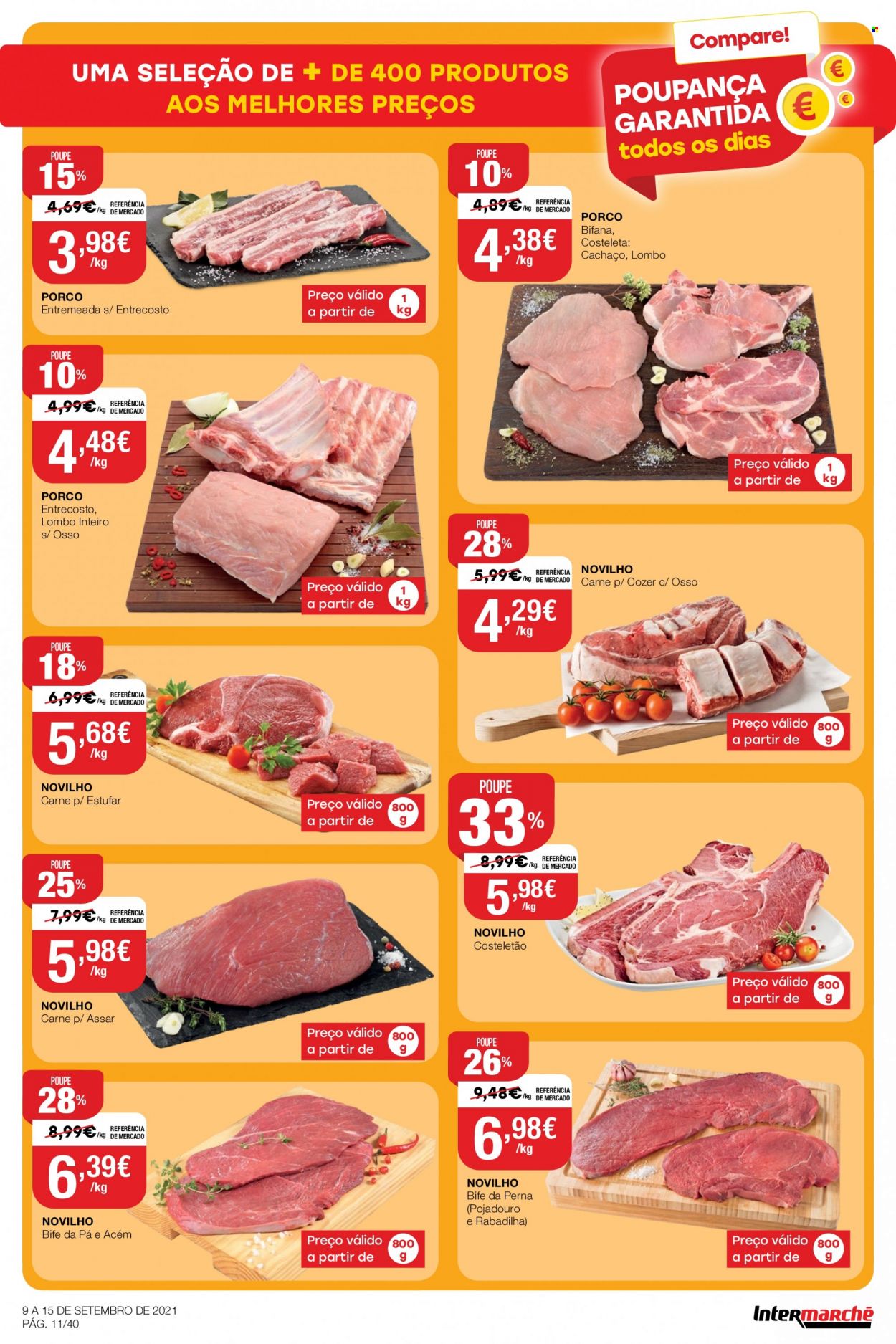 Folheto Intermarché - 9.9.2021 - 15.9.2021. Página 11