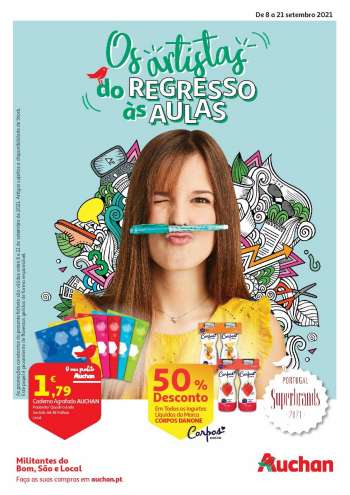 Folheto Auchan - 8.9.2021 - 21.9.2021.