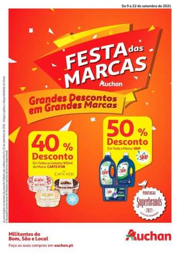 Folheto Auchan - 9.9.2021 - 22.9.2021.