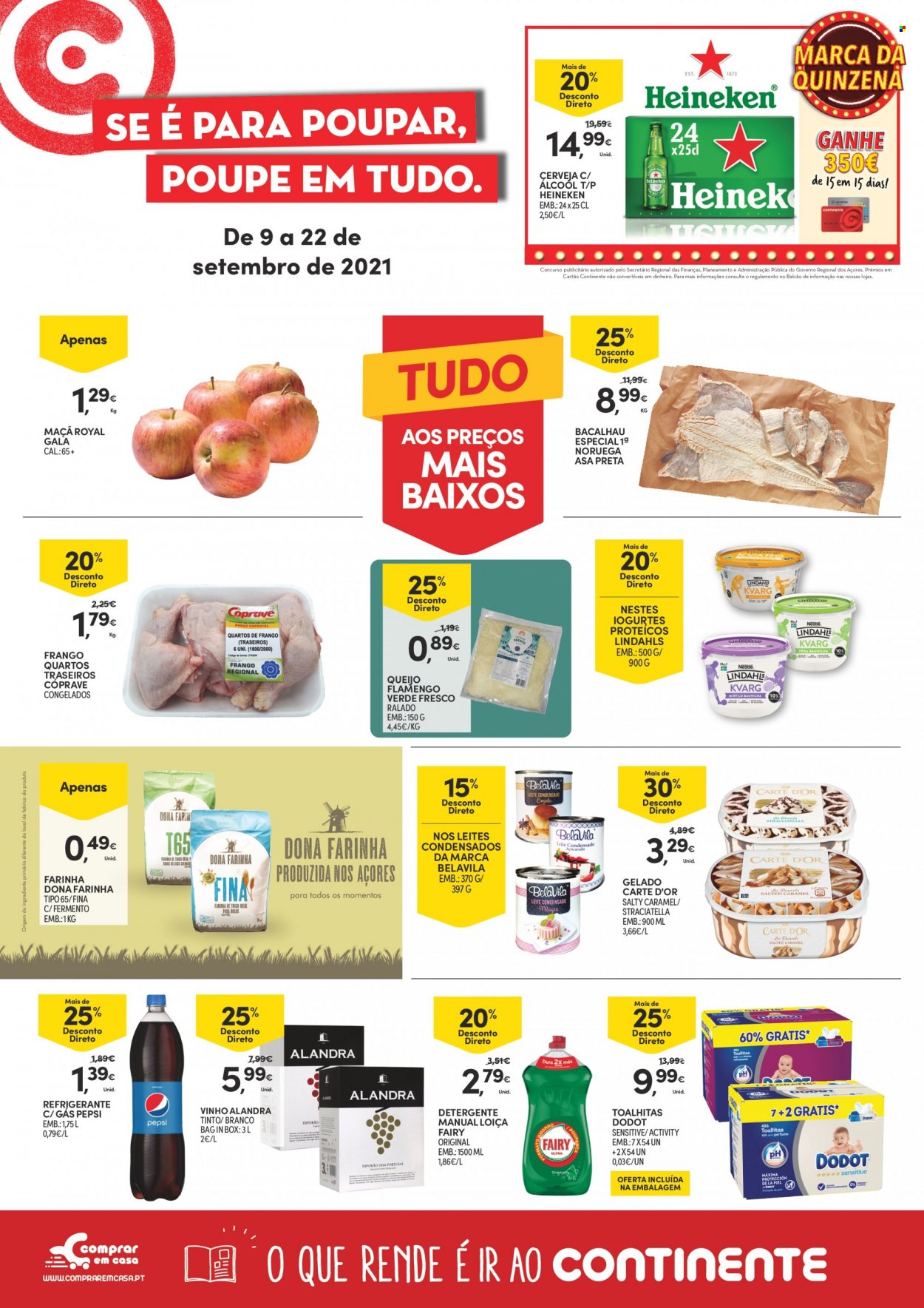 Folheto Continente Modelo - 9.9.2021 - 22.9.2021. Página 1