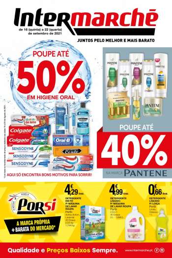 Folheto Intermarché - 16.9.2021 - 22.9.2021.