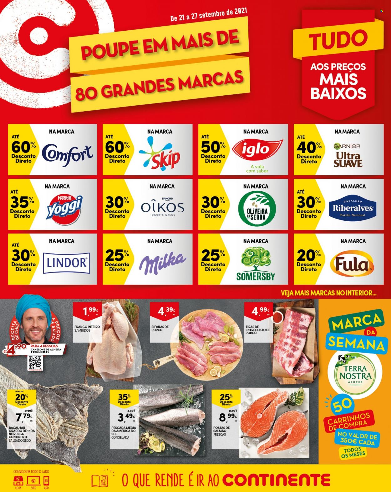 Folheto Continente Modelo - 21.9.2021 - 27.9.2021. Página 1