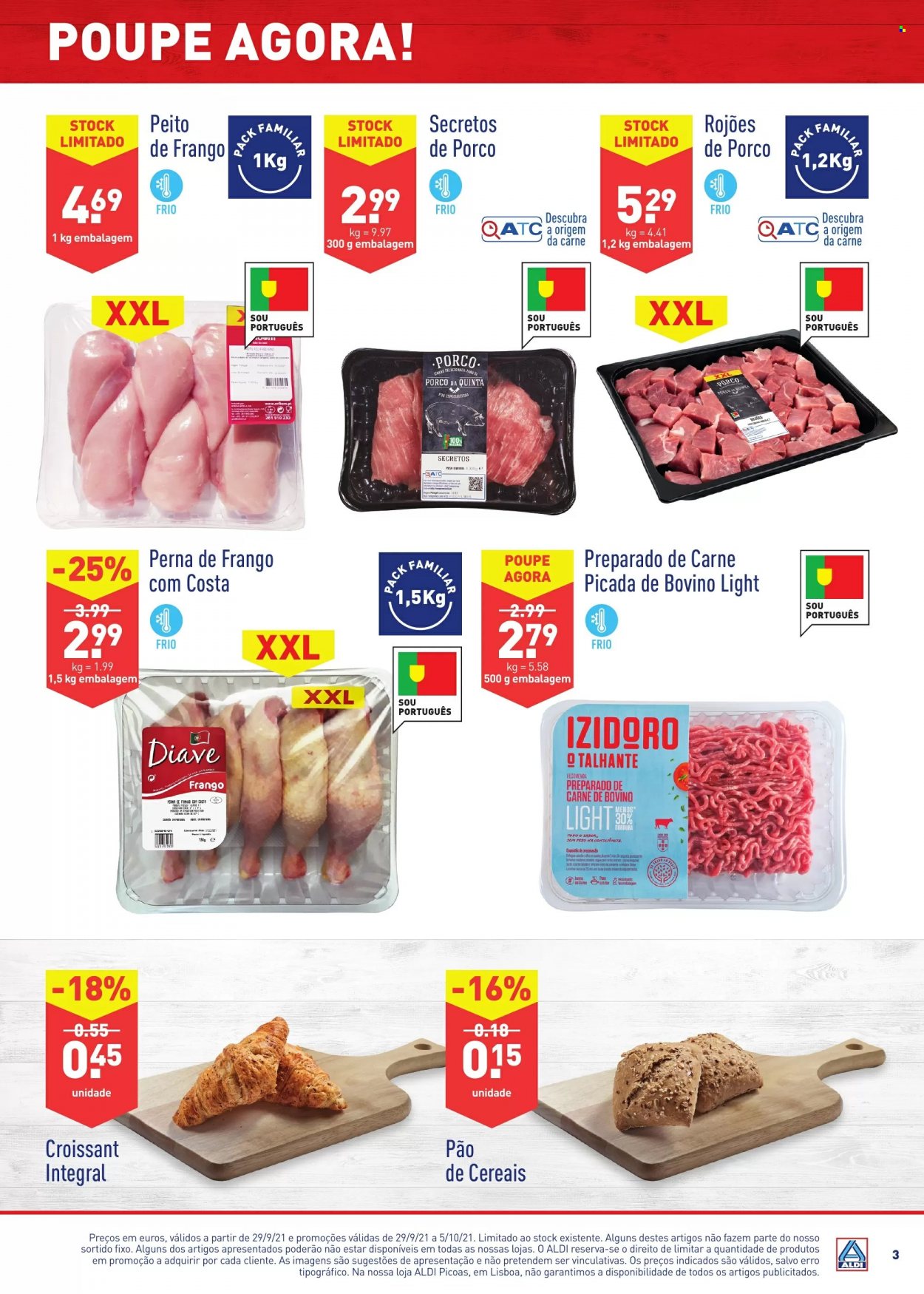 Folheto Aldi - 29.9.2021 - 5.10.2021. Página 3