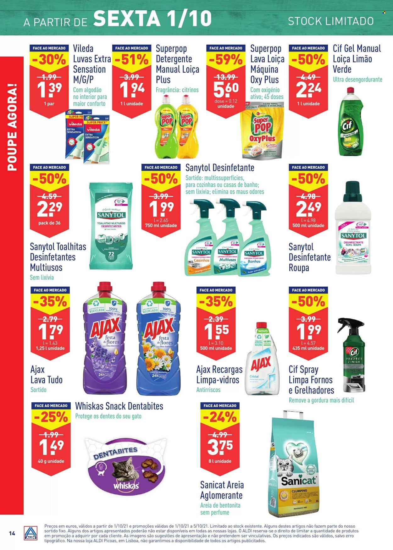 Folheto Aldi - 29.9.2021 - 5.10.2021. Página 14