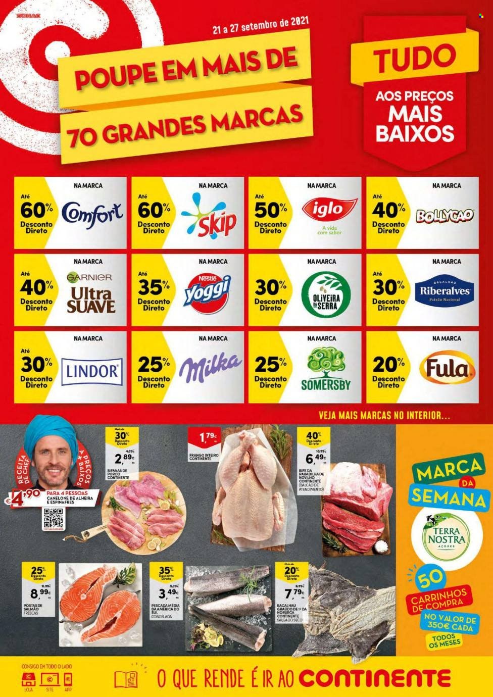 Folheto Continente Bom Dia - 21.9.2021 - 27.9.2021. Página 1