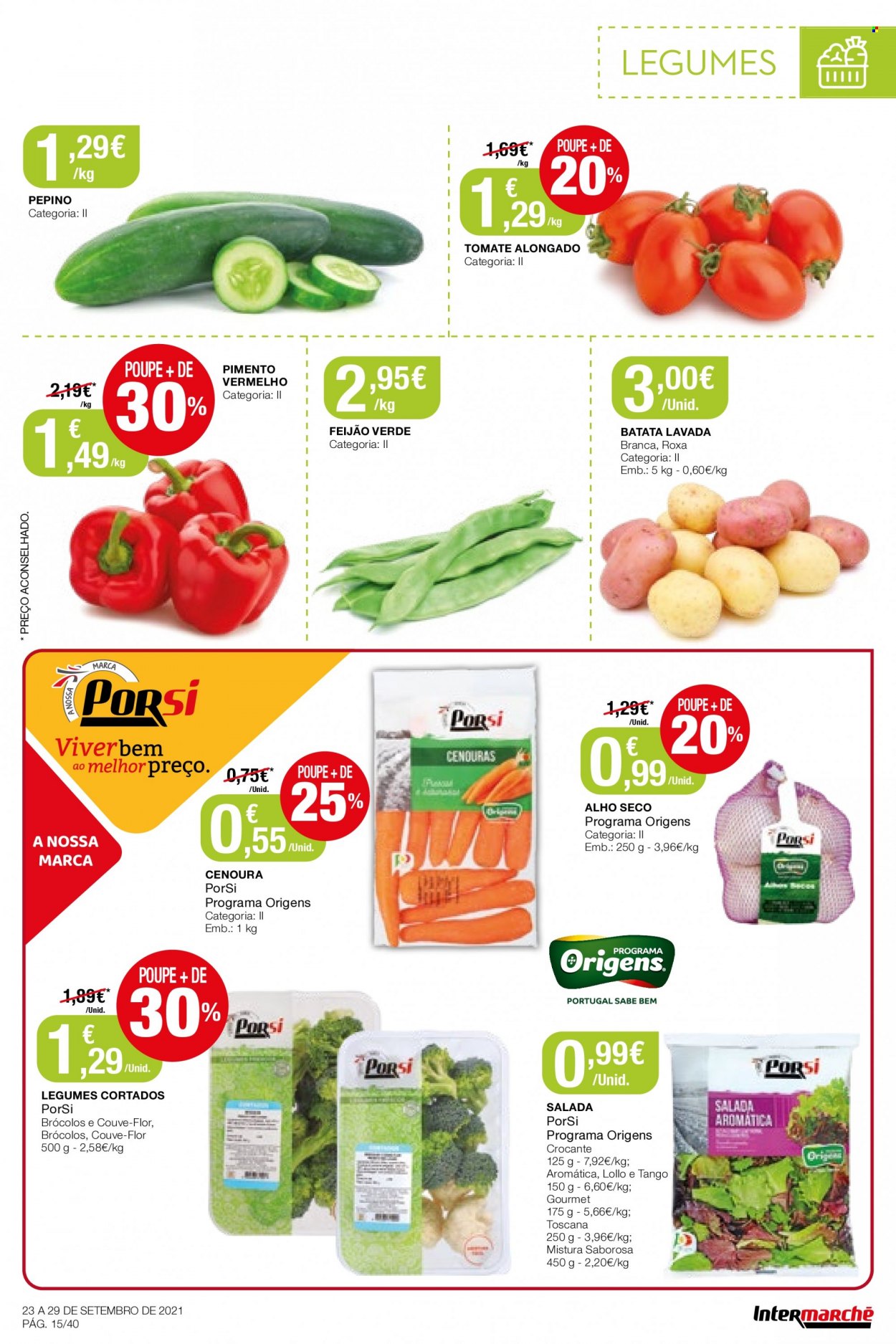 Folheto Intermarché - 23.9.2021 - 29.9.2021. Página 15