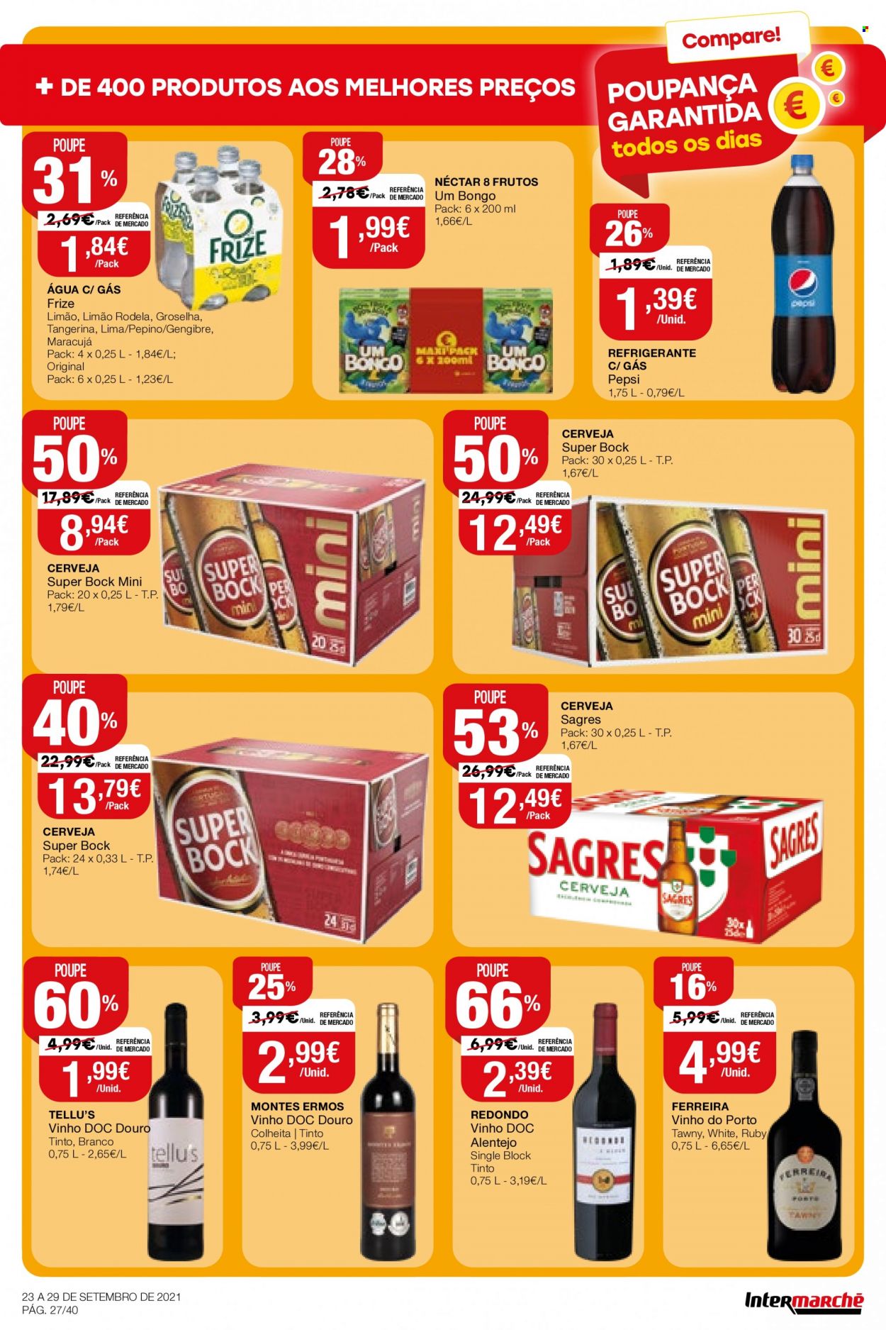 Folheto Intermarché - 23.9.2021 - 29.9.2021. Página 27