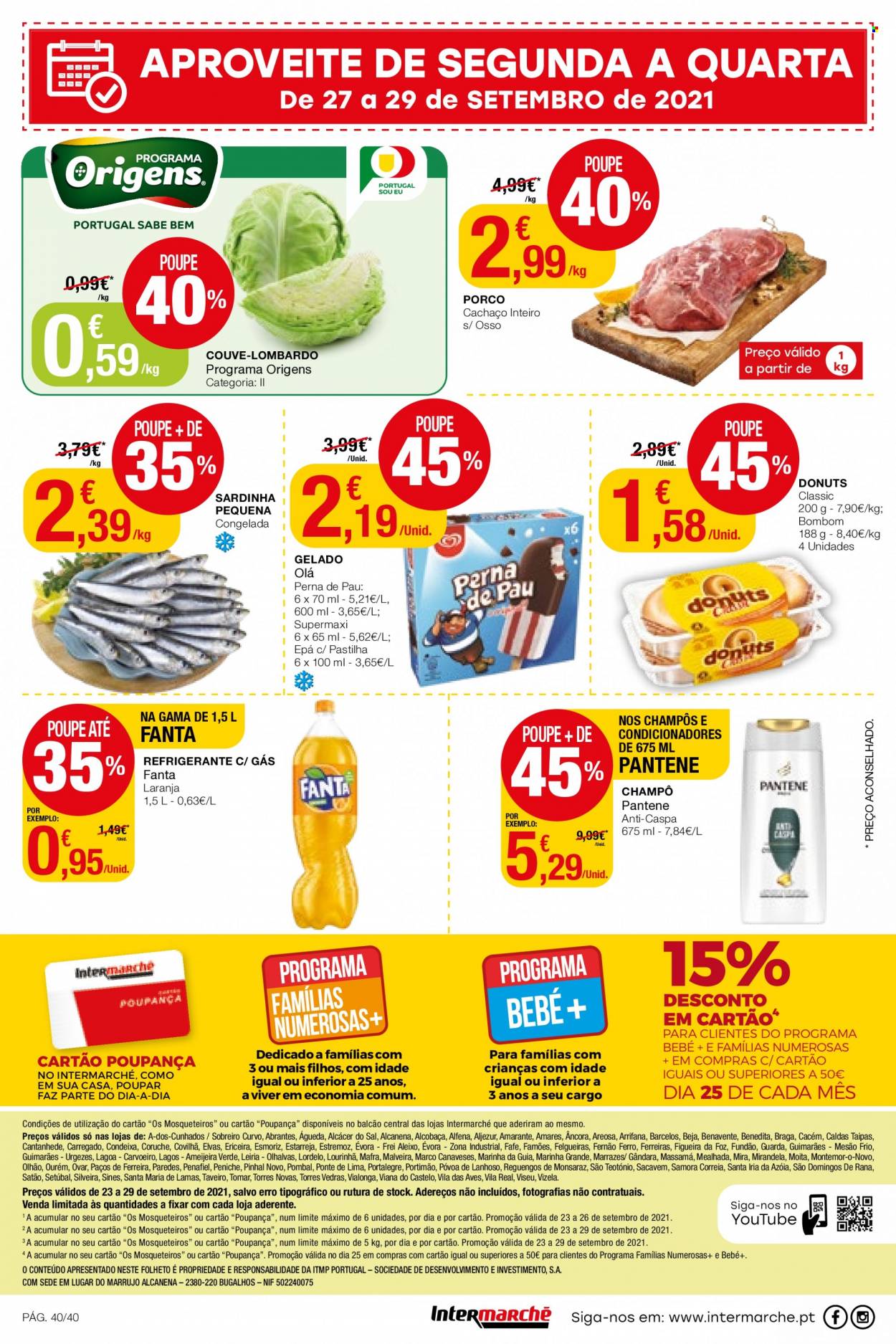 Folheto Intermarché - 23.9.2021 - 29.9.2021. Página 40