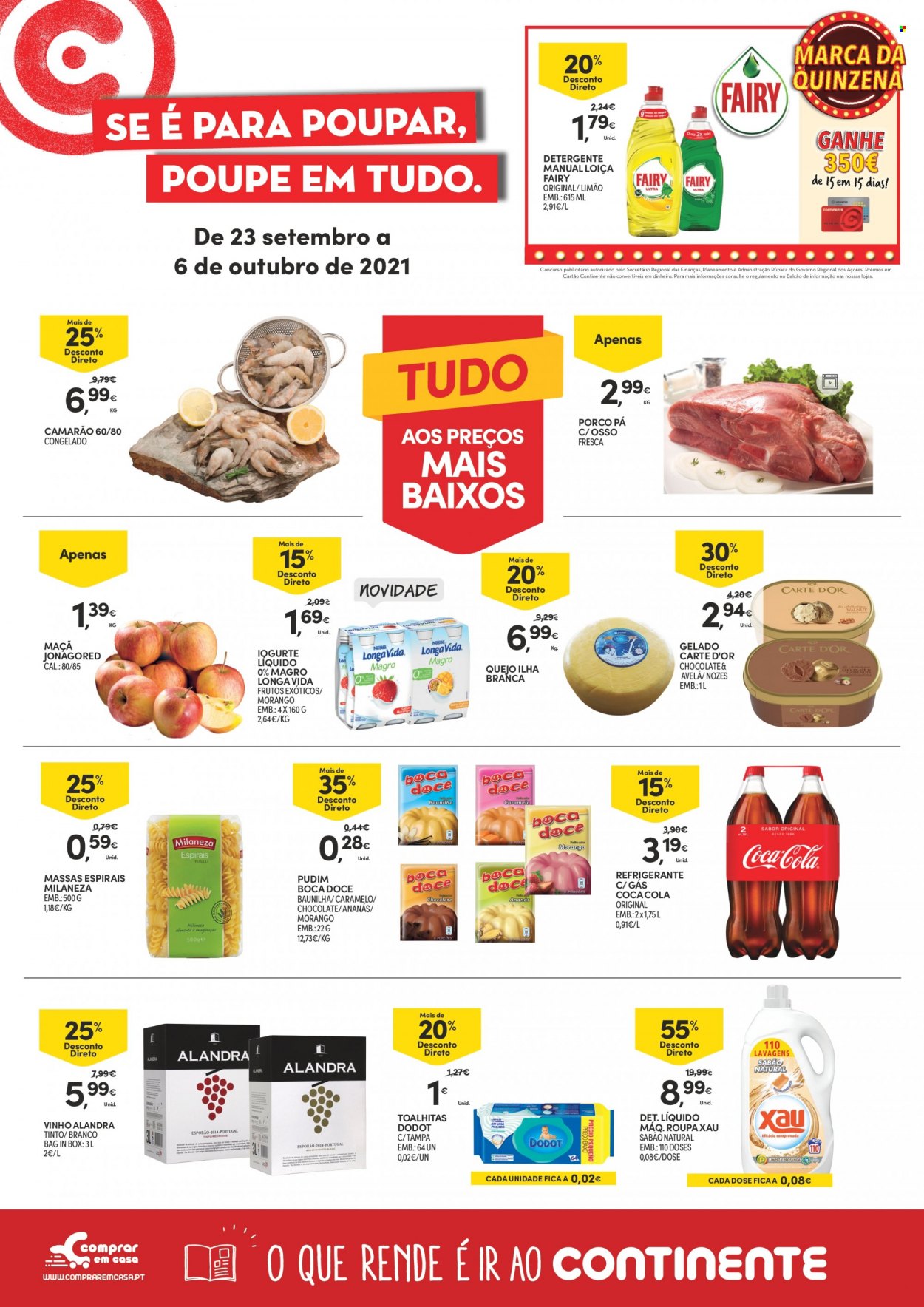 Folheto Continente Modelo - 23.9.2021 - 6.10.2021. Página 1