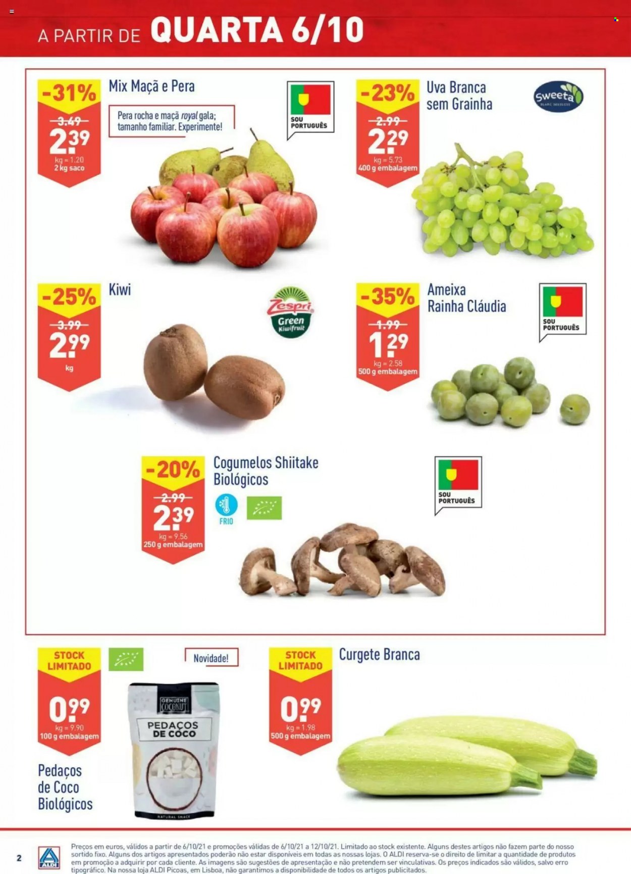 Folheto Aldi - 6.10.2021 - 12.10.2021. Página 2