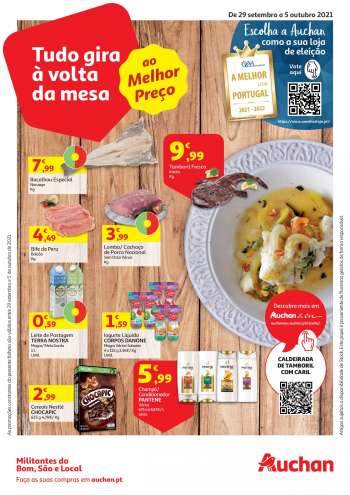 Folheto Auchan - 29.9.2021 - 5.10.2021.