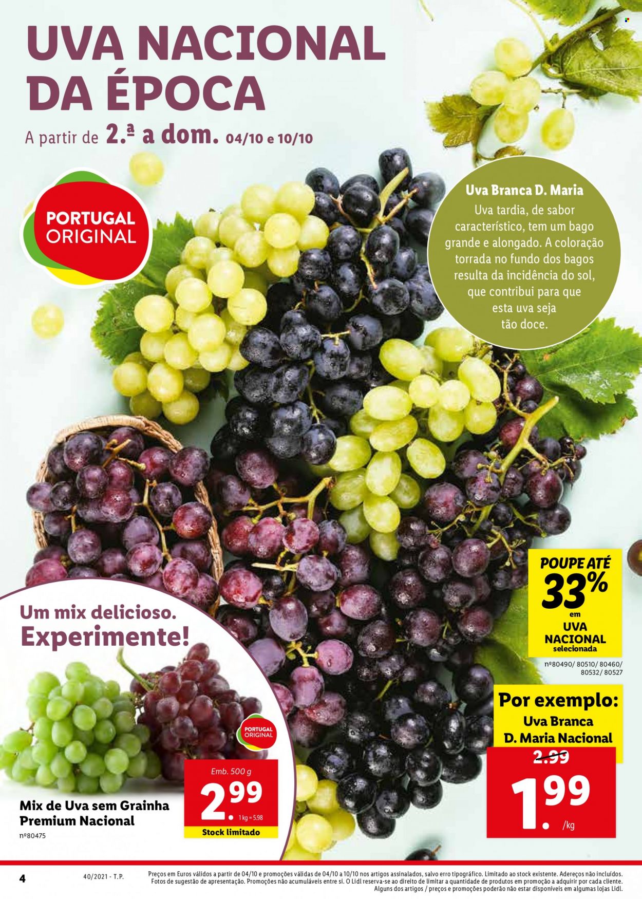 Folheto Lidl - 4.10.2021 - 10.10.2021. Página 4