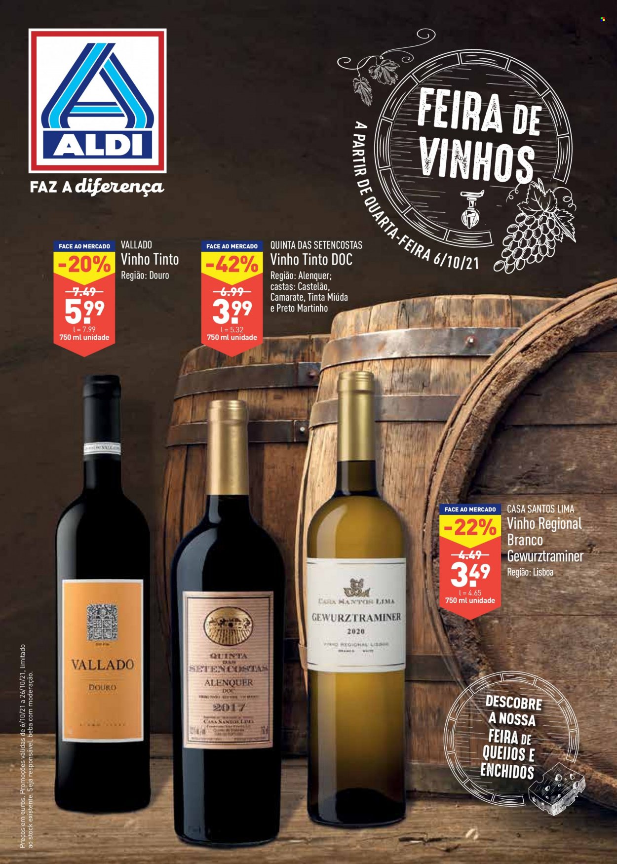 Folheto Aldi - 6.10.2021 - 26.10.2021. Página 1