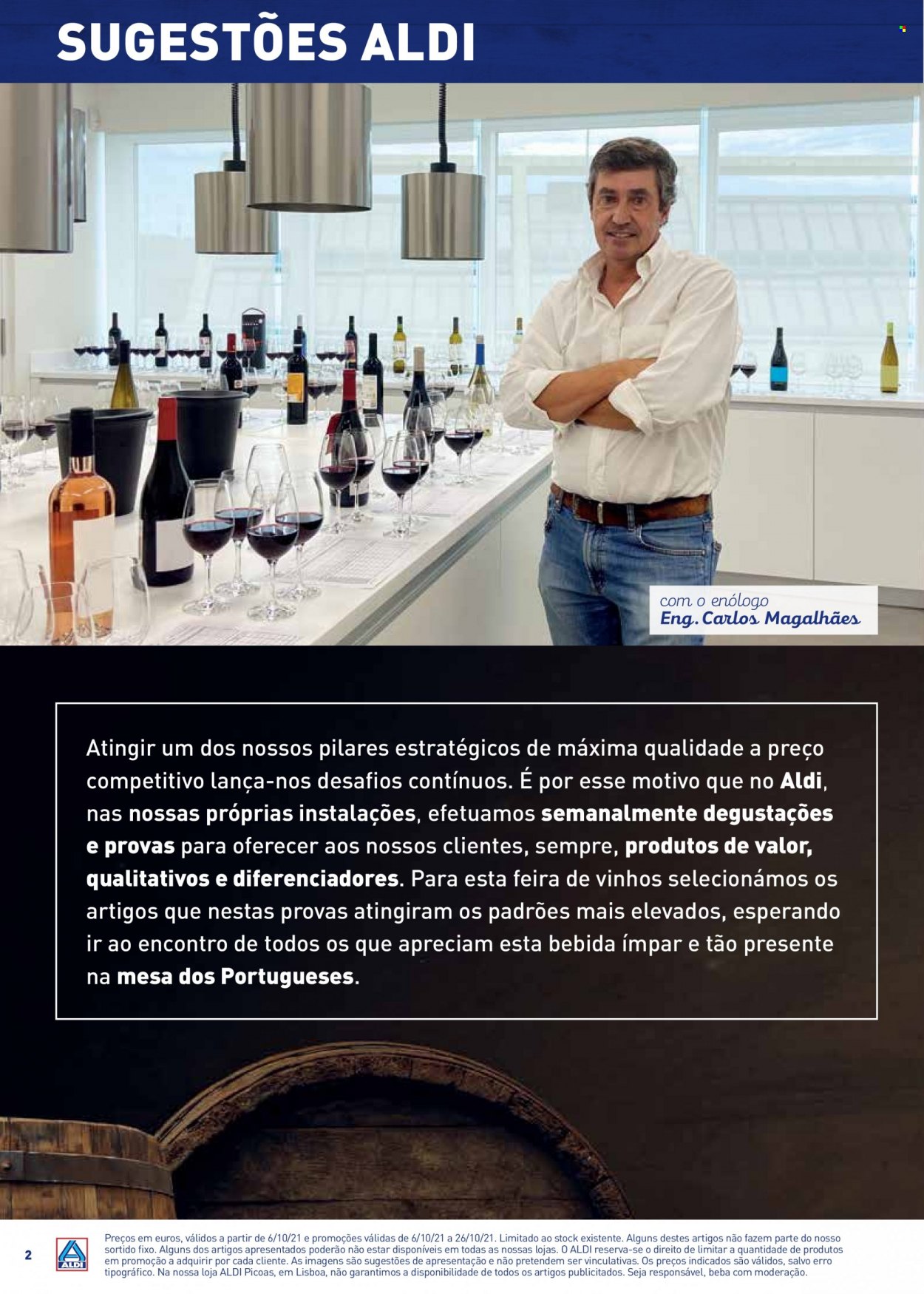 thumbnail - Folheto Aldi - 6.10.2021 - 26.10.2021 - Produtos em promoção - bebida, mesa. Página 2.