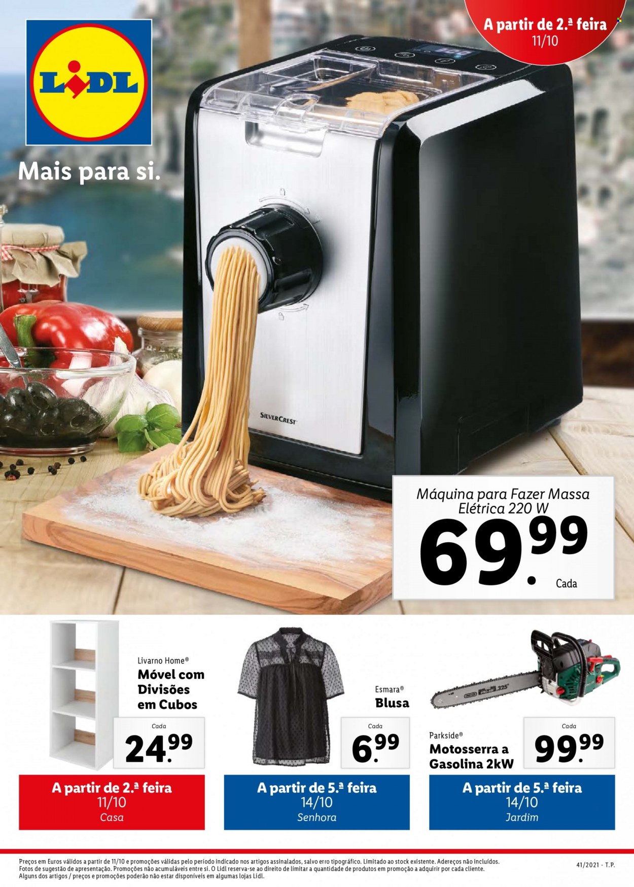 Folheto Lidl - 11.10.2021 - 17.10.2021. Página 1