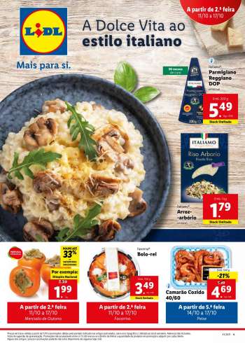 Folheto Lidl - 11.10.2021 - 17.10.2021.