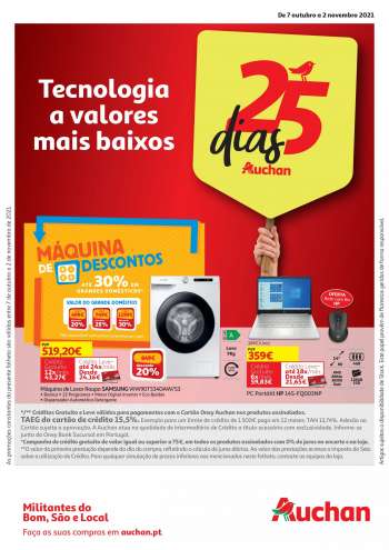 Folheto Auchan - 7.10.2021 - 2.11.2021.