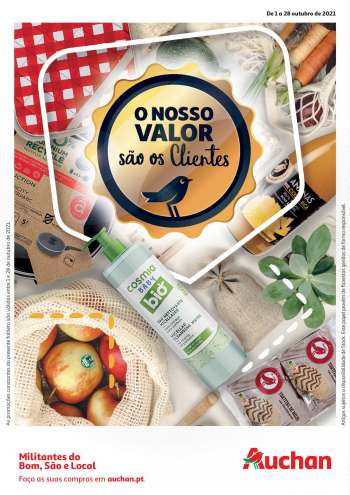 Folheto Auchan - 1.10.2021 - 28.10.2021.