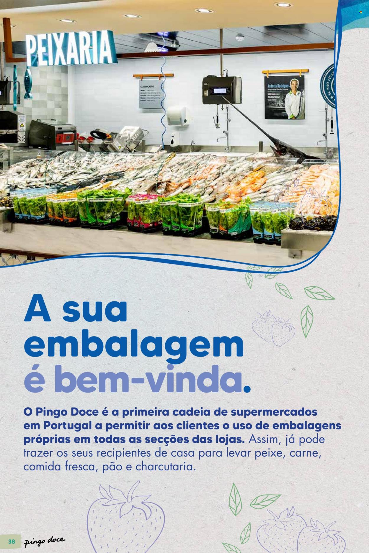 thumbnail - Folheto Pingo Doce - 12.10.2021 - 25.10.2021 - Produtos em promoção - carne, pão. Página 38.