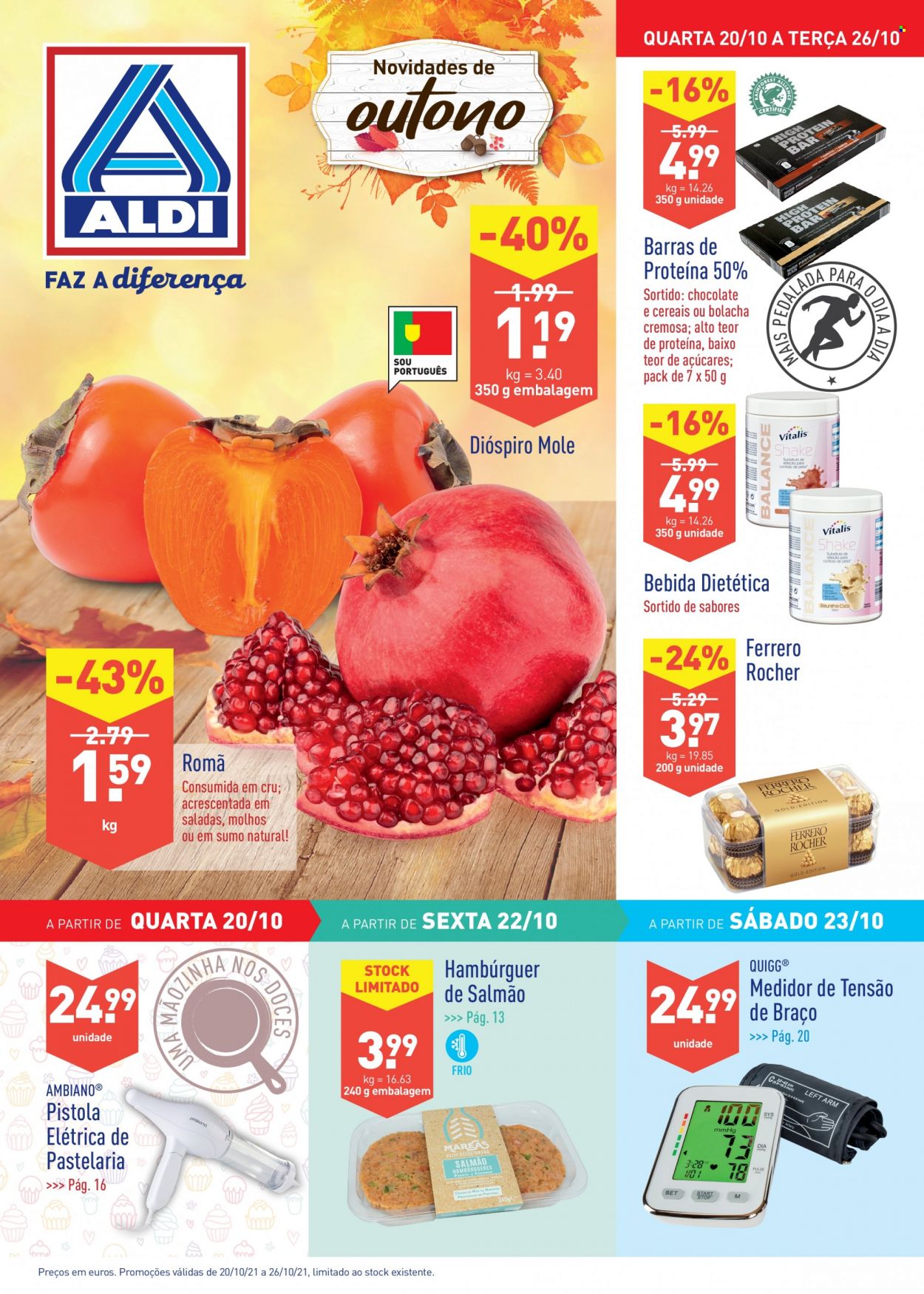 Folheto Aldi - 20.10.2021 - 26.10.2021. Página 1