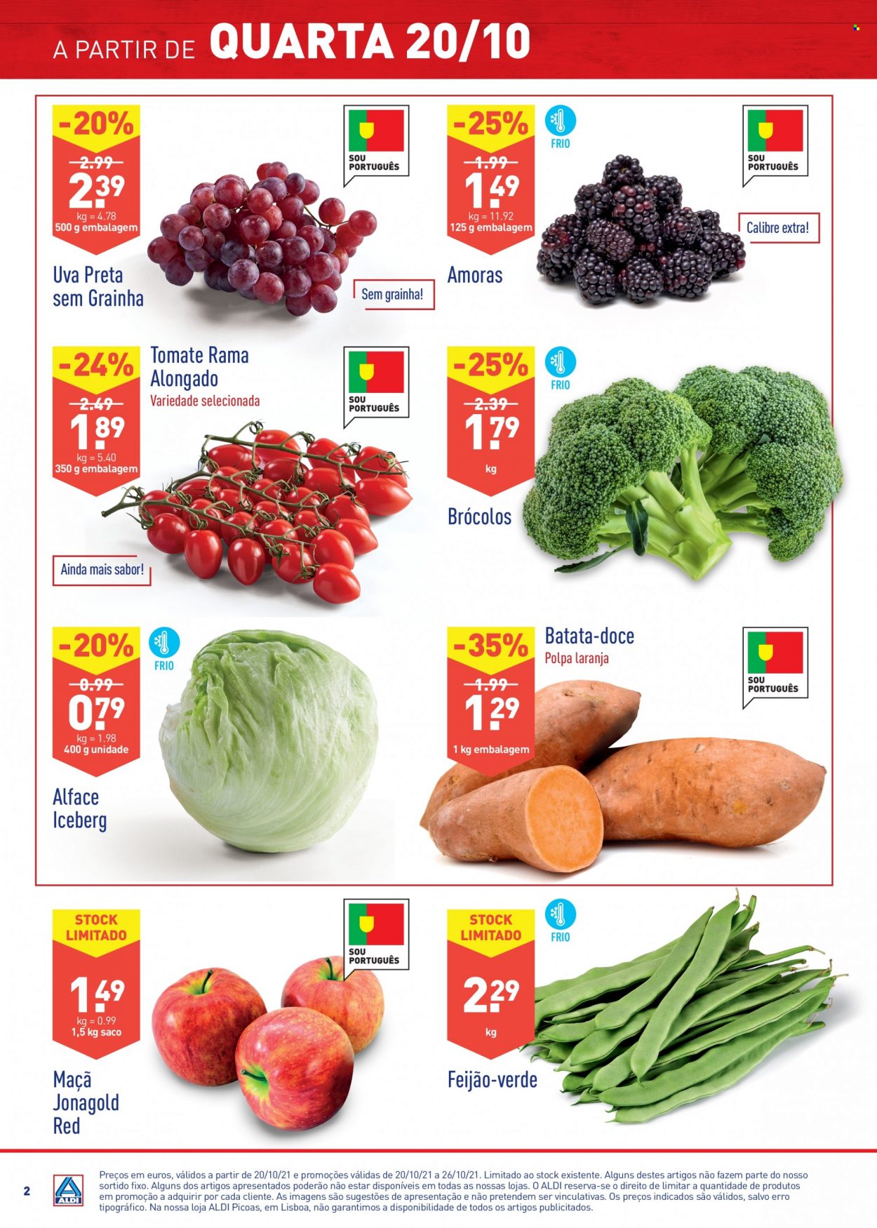 Folheto Aldi - 20.10.2021 - 26.10.2021. Página 2