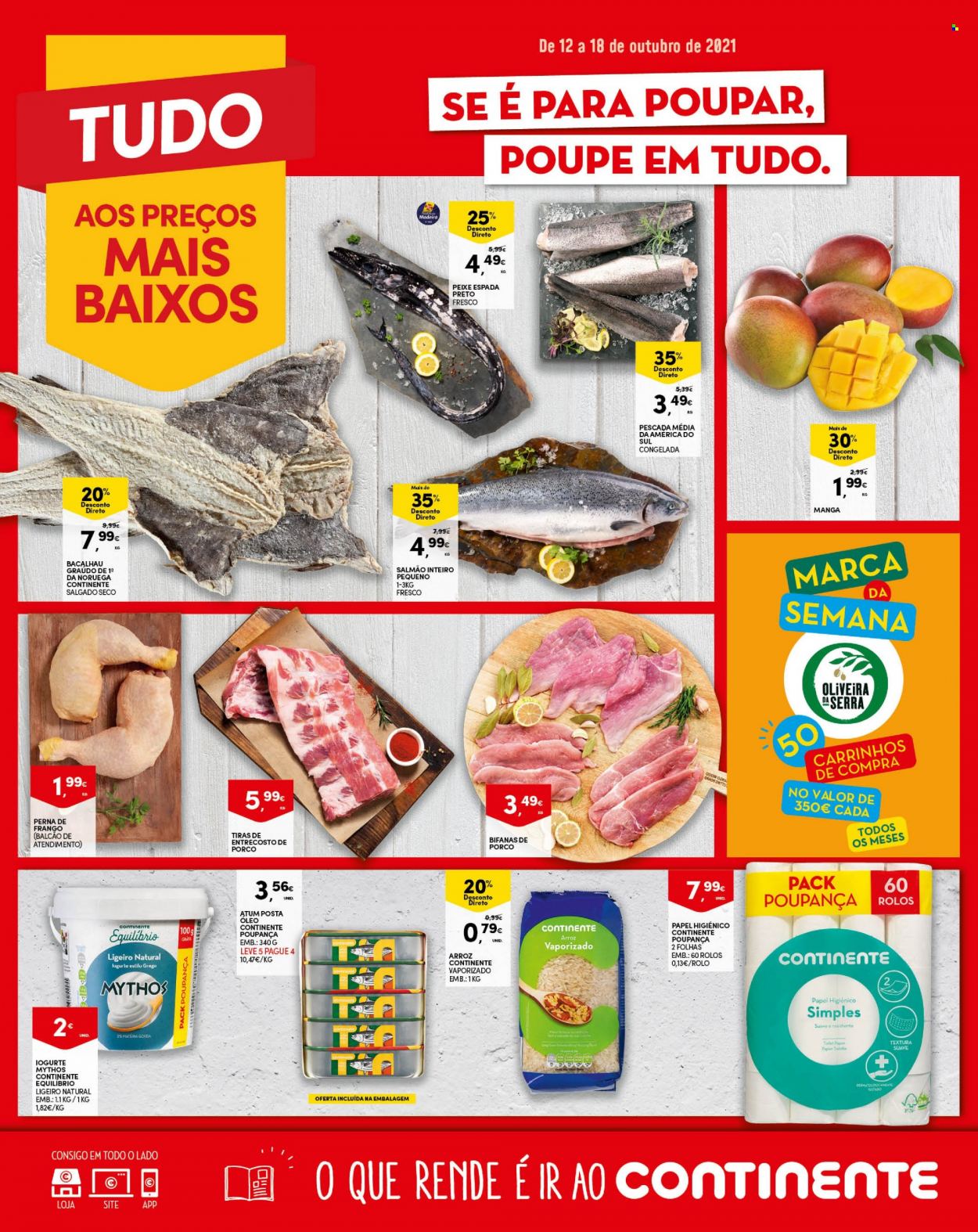 Folheto Continente Modelo - 12.10.2021 - 18.10.2021. Página 1