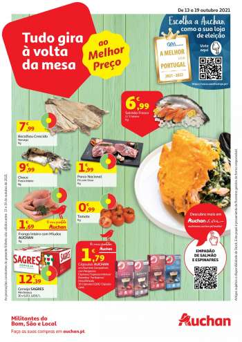 Folheto Auchan - 13.10.2021 - 19.10.2021.