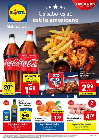 Folheto Lidl - 18.10.2021 - 24.10.2021.