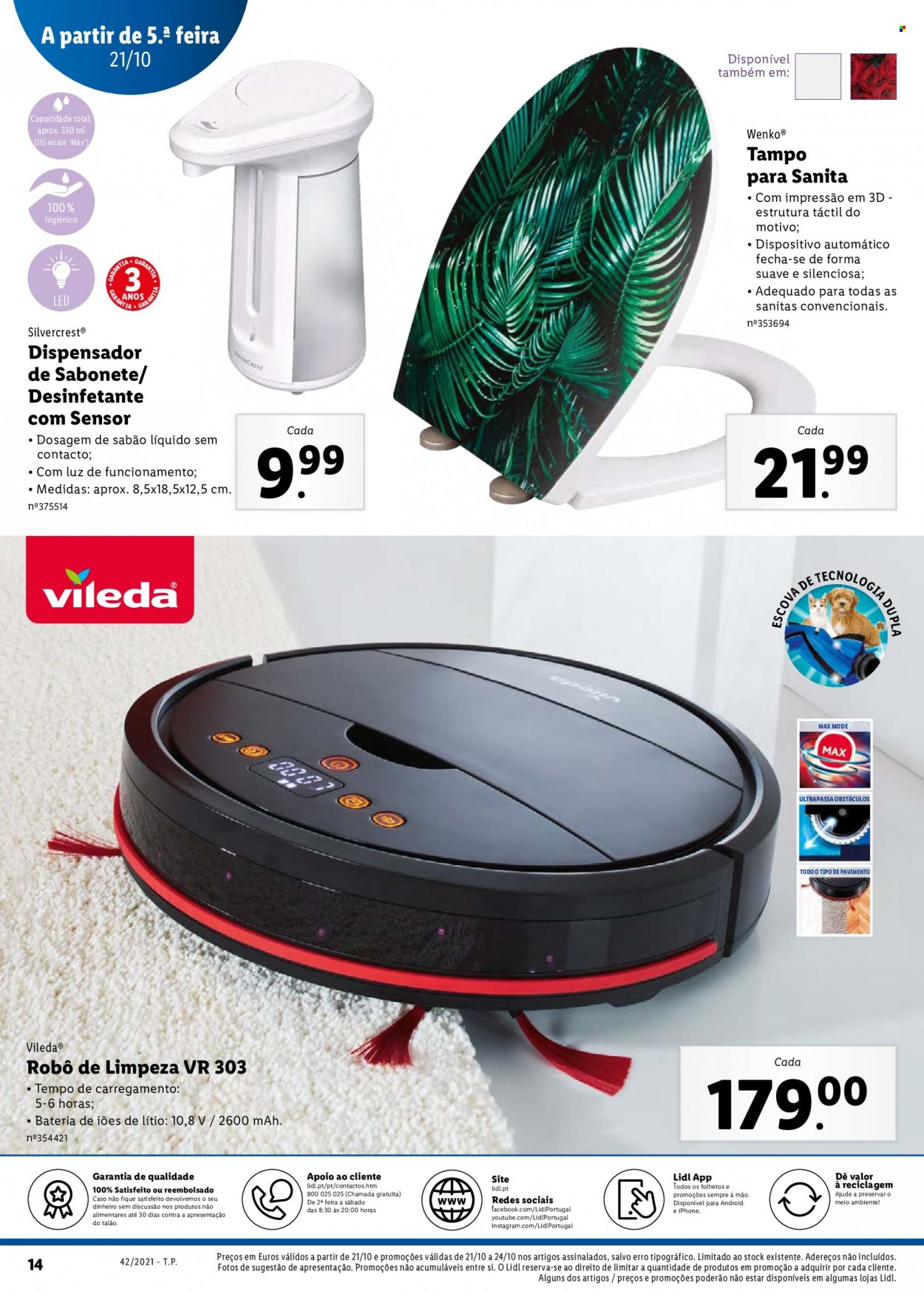 Folheto Lidl - 18.10.2021 - 24.10.2021. Página 50