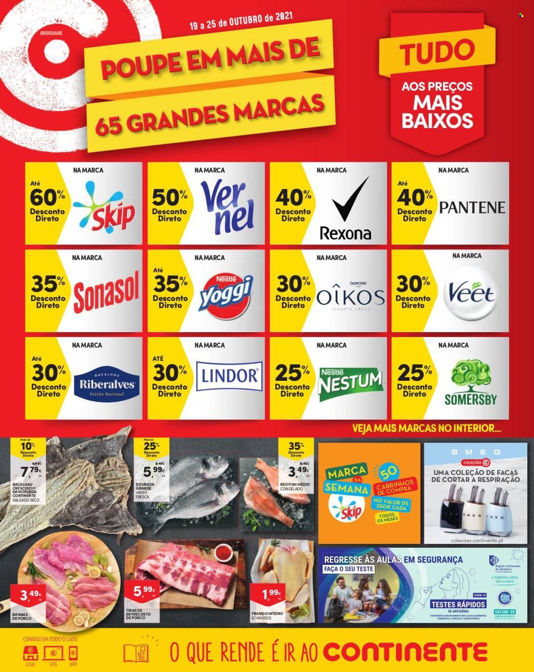 Folheto Continente Modelo - 19.10.2021 - 25.10.2021. Página 1