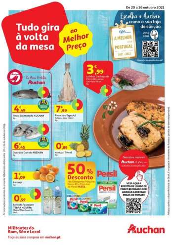 Folheto Auchan - 20.10.2021 - 26.10.2021.
